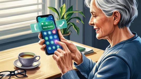 How to use a smartphone for seniors with arthritis